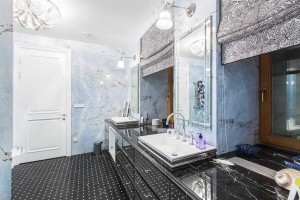 Iceberg Blue Marble Bathroom
