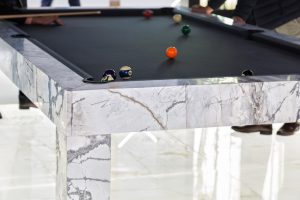 Tavolo da Biliardo in Marmo Bianco