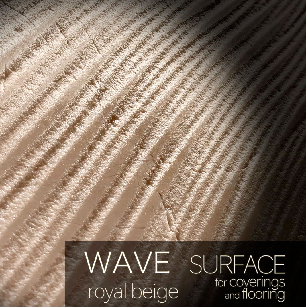 WAVE 3D Surface in Royal Beige